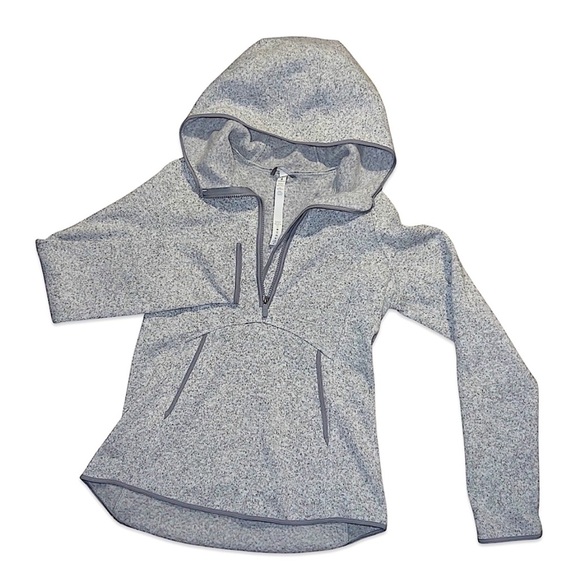 Lululemon Athletica Fleece & Thank You 1/2 Zip Hoodie - Picture 2 of 11